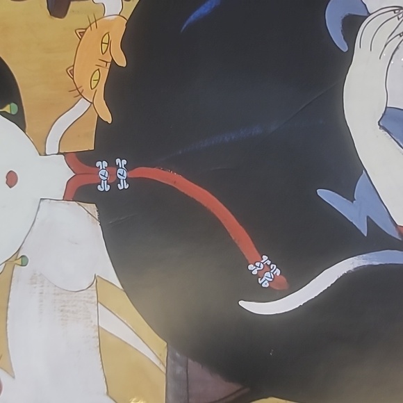 Shanghai lady with cats Asian themed art poster 11x14" - Picture 3 of 9